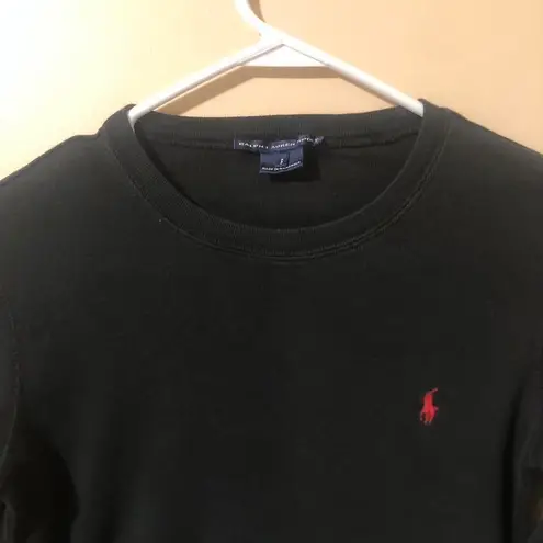 Polo Ralph Lauren Long Sleeve Crewneck Shirt Black