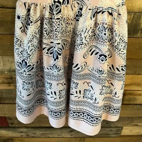 Trixxi  Pale Pink And Blue Puff Print Dress Size‎ 9