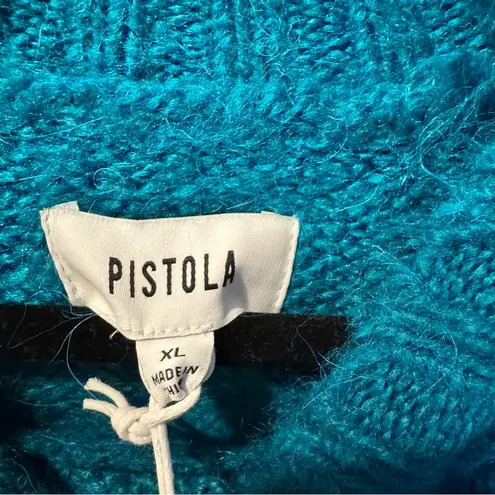 Pistola NWT Carlen Mock Neck Atlas Blue Sweater | XL