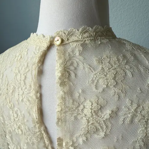 Gunne Sax by Jessica McClintock Lace Overlay Dress