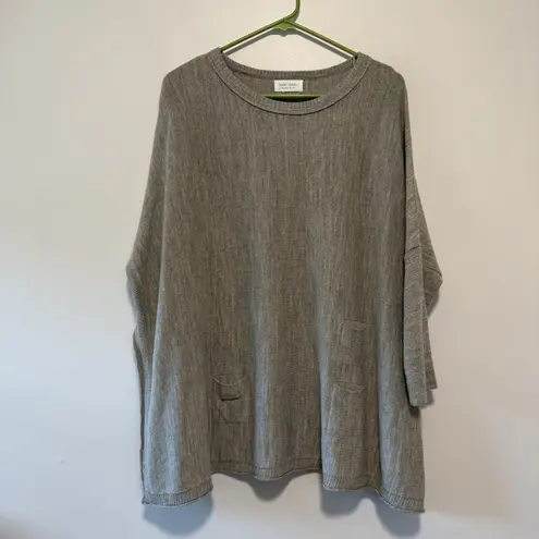 MERSEA Catalina Travel Sweater in Driftwood One Size Tan Size undefined