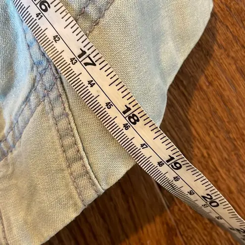 Club Monaco blue denim croppedâmoto jacket size 4