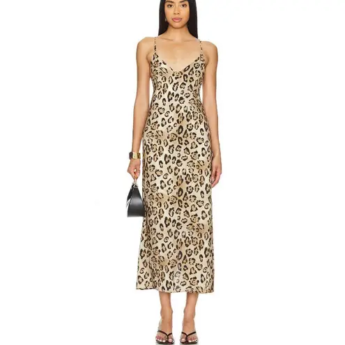 PilyQ New. PQ leopard midi dress/coverup. XS/S. Retails 154