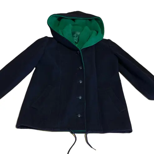 VINTAGE 1980'S AUTHENTIC MACKINTOSH BLUE & GREEN WOOL VEST COAT (M) Size M