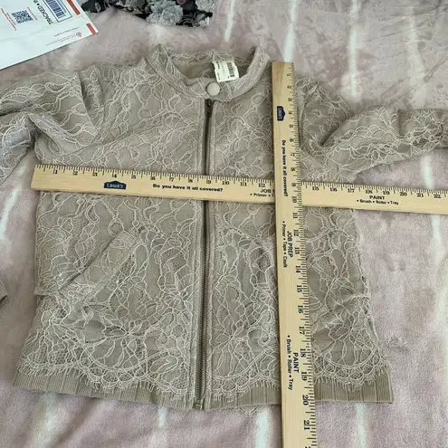 Planet Blue BLUE LIFE by Lace blazer Jacket XSMALL Beige Bohemian DRESS NEW