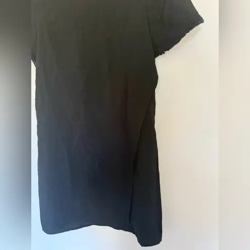 Maje Black Short Sleeve Dress