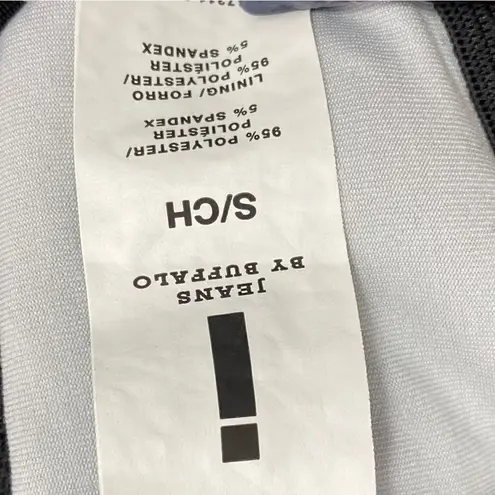 i Jeans by Buffalo Laser Cut Pencil Skirt Black White Small