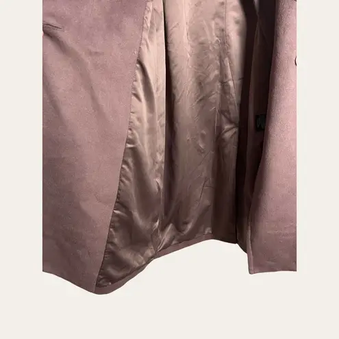 Badgley Mischka Women's Trinity Wool Blend Epaulette Double Breasted Coat Size S