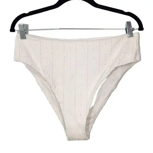 Cream Swim Bottom NWT Large Cream Andie Swim Bikini Bottom Cream Swimwear