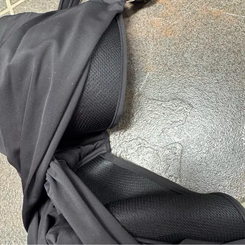 MiracleSuit Underwire Surplice Bra Bikini Top Swim Swimsuit Black 36D