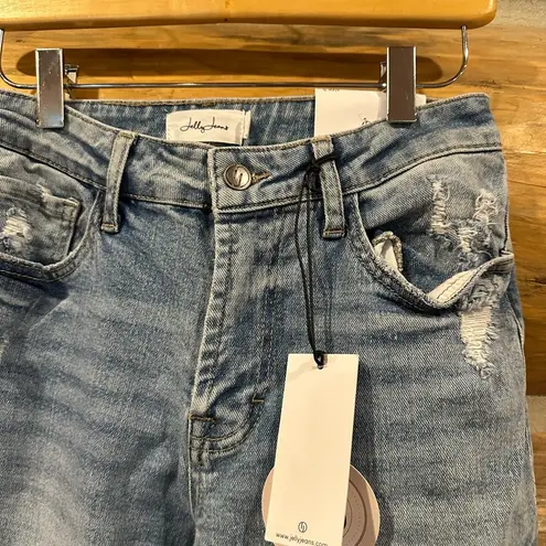 Jelly Jeans Mid Rise Distressed Skinny Jean Size 27
