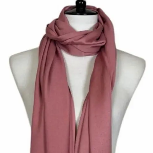 Women’s Bundle 3 Oblong Scarfs Solid Bright Jewel Colors Yellow Red Rose Pink