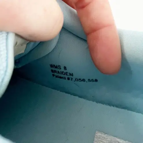 Dolce Vita DV Braiden Low Top Running Sneaker Shoes Light Blue White 8