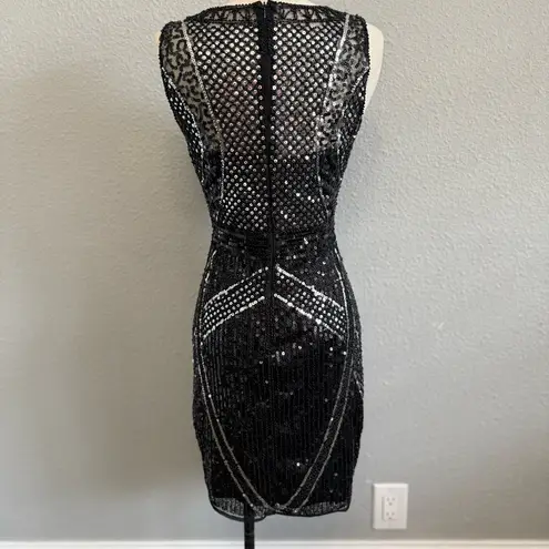 Minuet Black cocktail dress NWT Size Small‎ Sequins Beading thumbnail 2