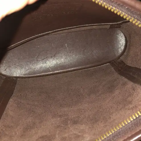 Coach Vintage  Brown Leather Convertible Hobo Bucket Feeder Crossbody ShoulderBag