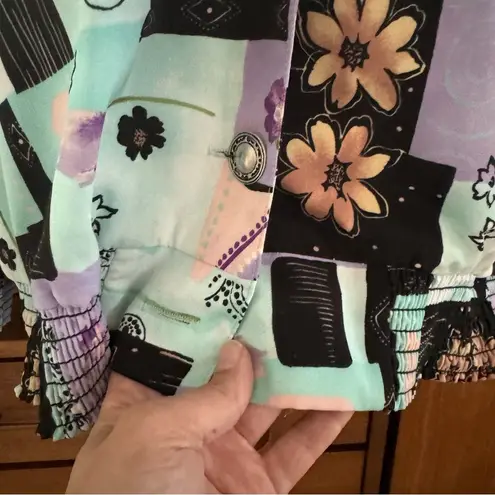 Vintage 90’s Coquette Brenda Goode Petites Floral Button