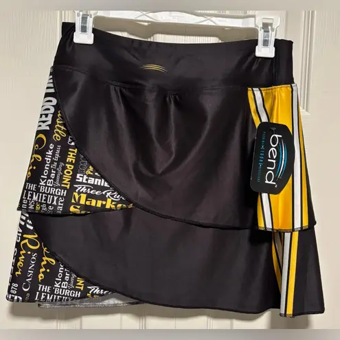 NWT Bend Pittsburgh Athletic Skirt Gold