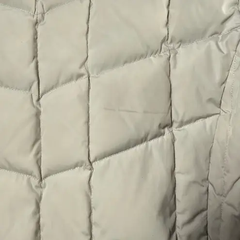 Brooks Brothers Brooks Brothers Down Quilted Full Zip Jacket in Beige Size 2