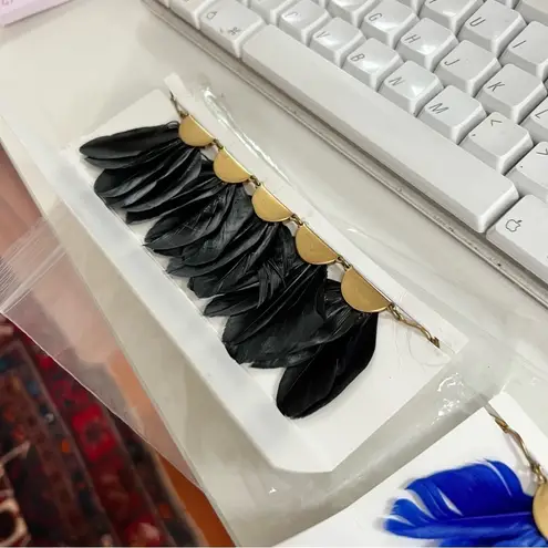 Stella & Dot Plume Necklace w/ Feather Add-Ons Stunning 7 Looks in One