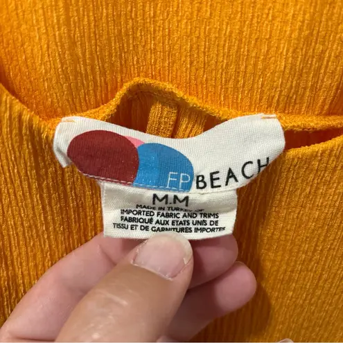 FP Beach Free People Women’s Reel Love Midi Dress Size Medium Orangeade EUC