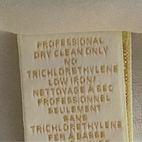 Zac Posen RARE black white pleated A-line skirt grosgrain trim Size 10 EUC