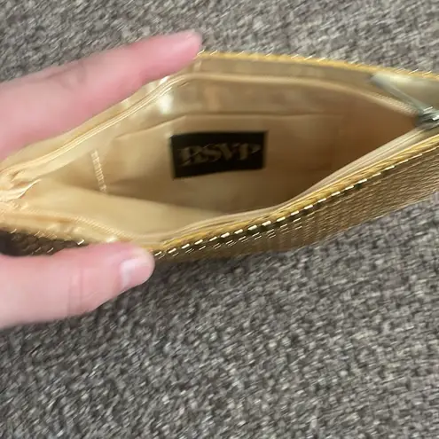 Rsvp  gold wristlet