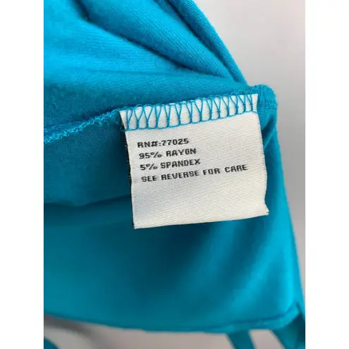 Liz Lange Turquoise Open-Front Cardigan XS Rayon & Spandex Blend