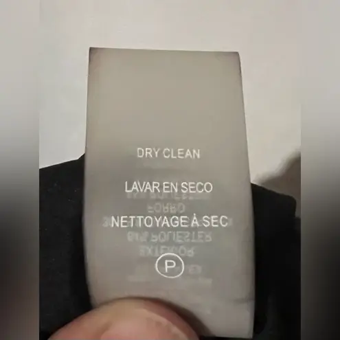 Karl Lagerfeld Karl Lagerfeld Black Ruffle Hem Skirt Sz 10 Classic Minimalist Contemporary NWT