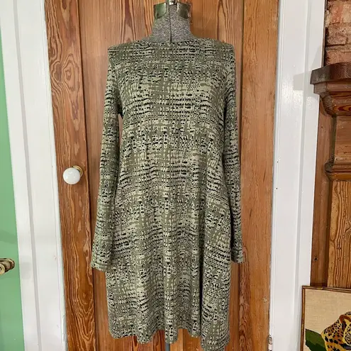 Pact Revival Organic Cotton Long Sleeve Sustainable Swing Dress