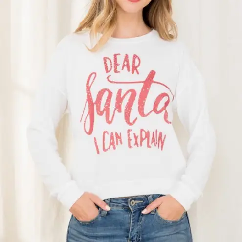 Phil Love Dear Santa I Can Explain Long Sleeve T-shirt