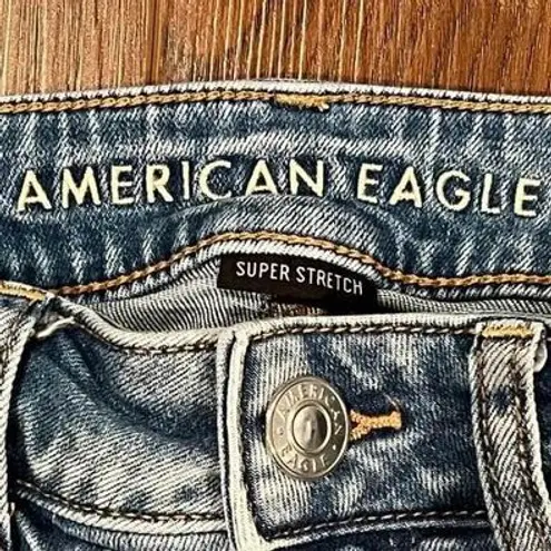 American Eagle Ripped Jean Skirt