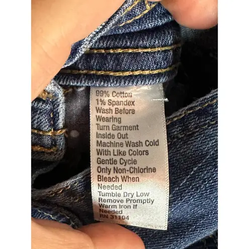 True Craft  Blue Jean Denim Distressed Long Pants Adjustable Overall Bibs Size 3