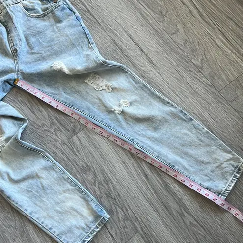 Forever 21  Light Washed Denim Overalls Size 26