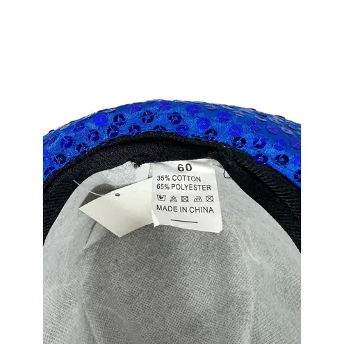 Women's Royal Blue Sequin Hat