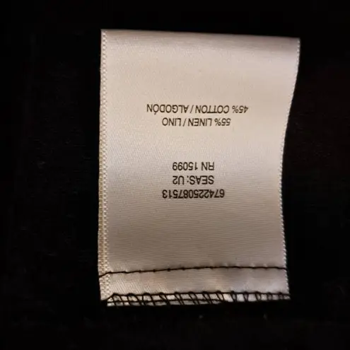 Structure Womens Fast Tac Long Sleeve Modern Fit Button up Shirt Black Size L/G