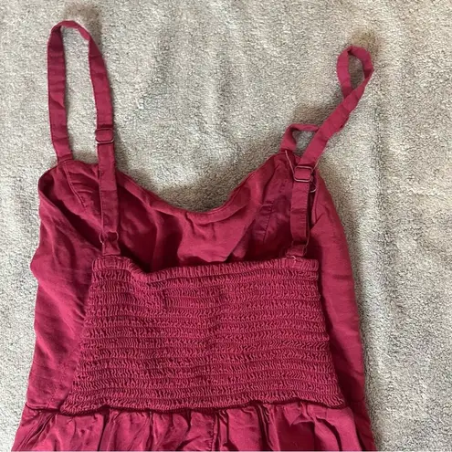 Old Navy  Purple Tropical Floral Print Fit & Flare Summer Sundress Size Small