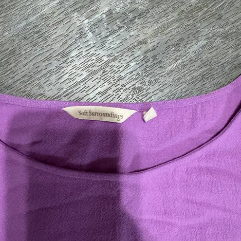 Soft Surroundings Carpe Diem Dress in Iris Orchid LG