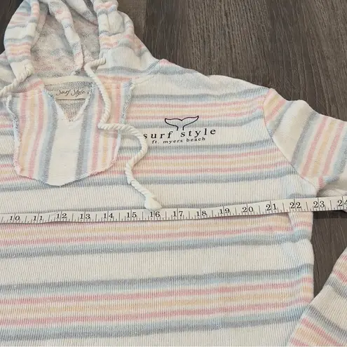 Surf Style  Stripe Terry Knit Baja Hoodie thumbnail 4