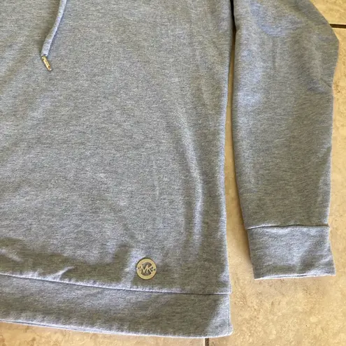 Michael Kors  Blue Hoodie Women’s S – Asymmetrical Hem Pullover