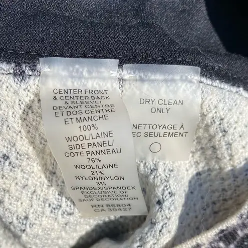 Magaschoni  NY Wool Blend Black‎ Sweater Dress