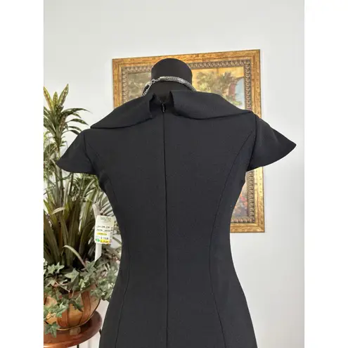 Willow Glenn Women Dress Black 4P Cap Sleeve Rushed Clueless Preppy Academia