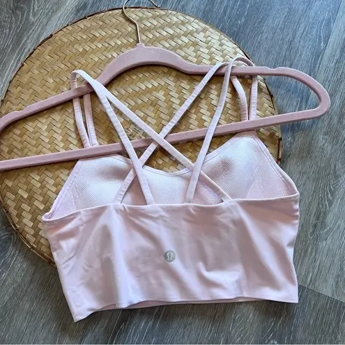 Lululemon  like a cloud sports bra strawberry milkshake pink