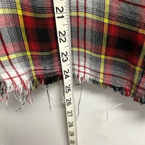 Velvet Heart Red and Black Plaid Button Down Shirt