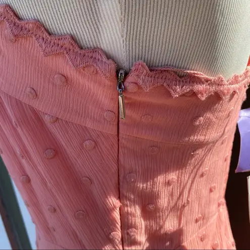 Rebecca Taylor Polished Dot Embroidered Midi Dress