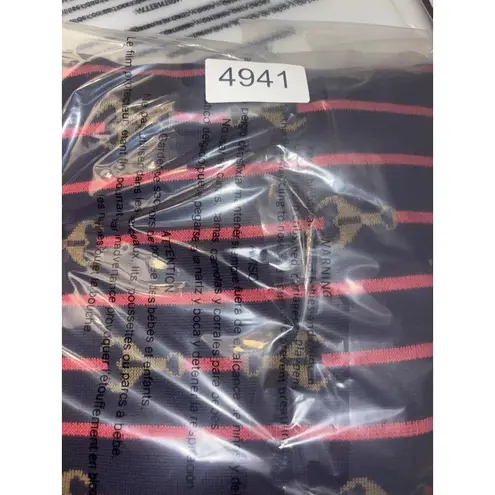 Brooks Brothers womens Large brooks brother horse bit equestrian sweater cotton navy