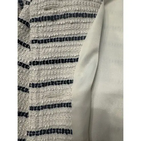 Abercrombie & Fitch  Striped Tweed Cardigan Jacket XL NWT $140 Blazer Style