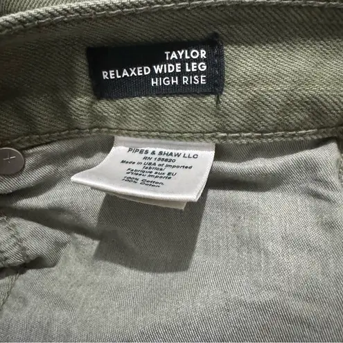 Veronica Beard Taylor relaxed wide leg high rise jeans size 32