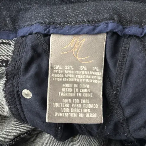 Melissa McCarthy x Seven 7 Jeans Womens 8 Blue Crop Jean Skinny Dark Wash Casual