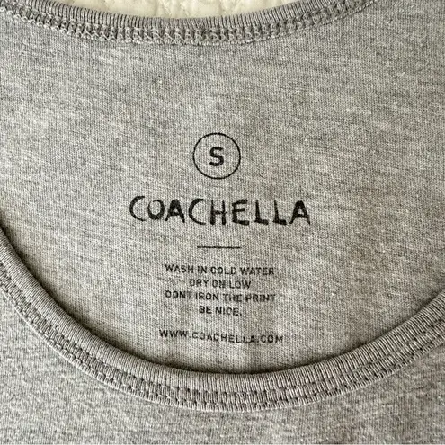 Coachella 2018 Gray Graphic Tank Top Artist Lineup Size Small