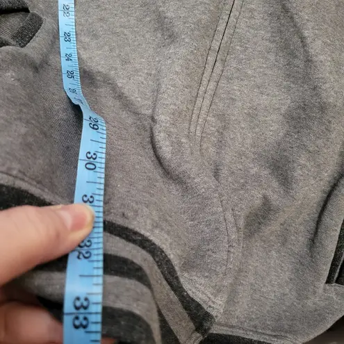 Gray and Black "The Green" Hooded Zip